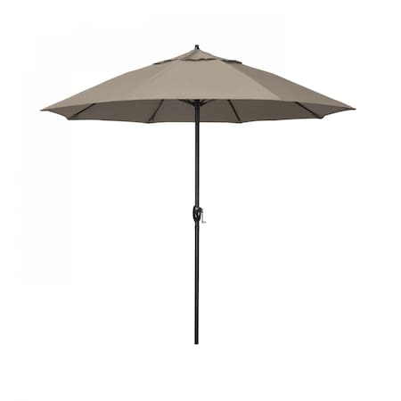 California Umbrella 7.5' Bronze Aluminum Market Patio Umbrella, Sunbrella Taupe 194061336298